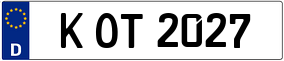 Truck License Plate
